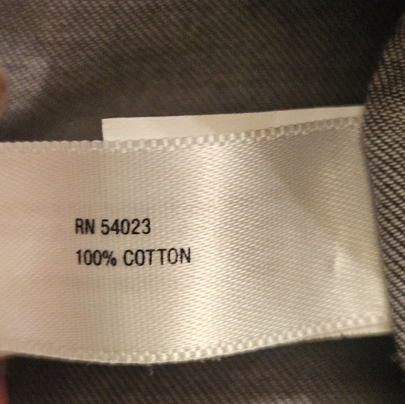 GAP Graphite Gray Roll Tab Long Sleeve Shirt Dress Midi Utility Women M - Picture 9 of 16